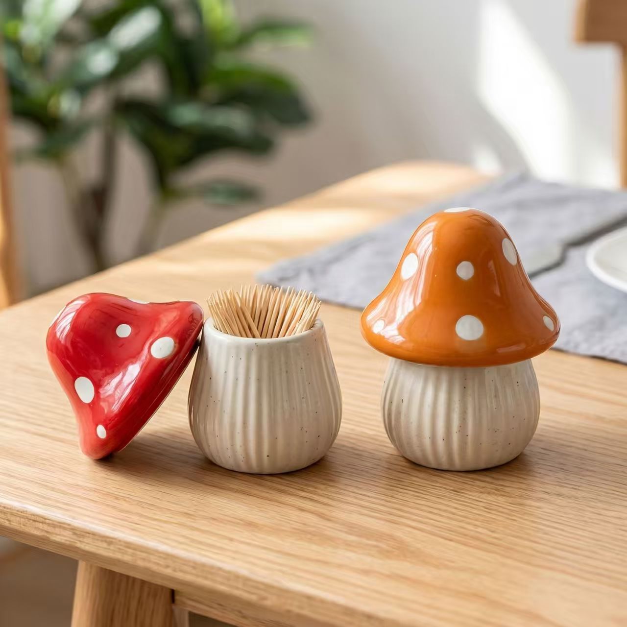 Kitchen Gadgets Organizer - Ceramiczne pojemniki do przechowywania w kształcie