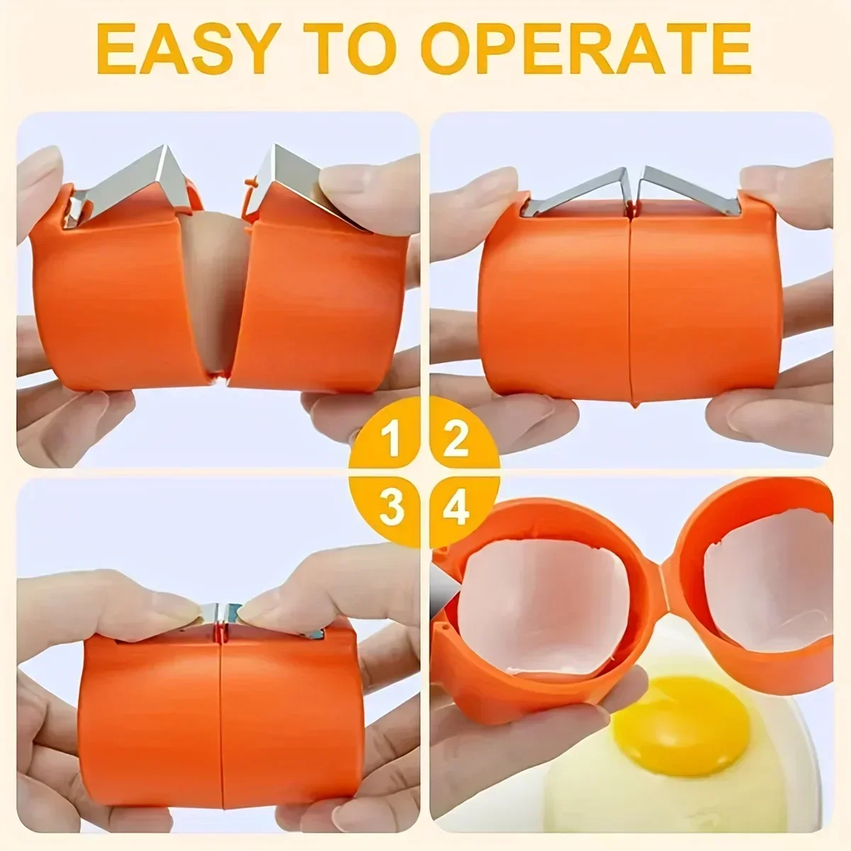 Egg Separator Tool - 1/3 szt. - Nowy otwieracz do