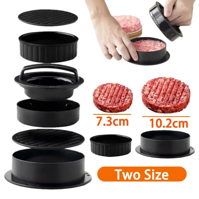 Kitchen Helper Gadgets - Okrągła prasa do hamburgerów Grill wołowy