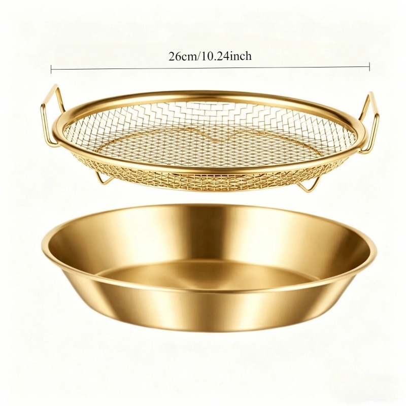 Złoty wytrzymały stojak do fry – Kitchen Gadgets Gold recenzja i cena