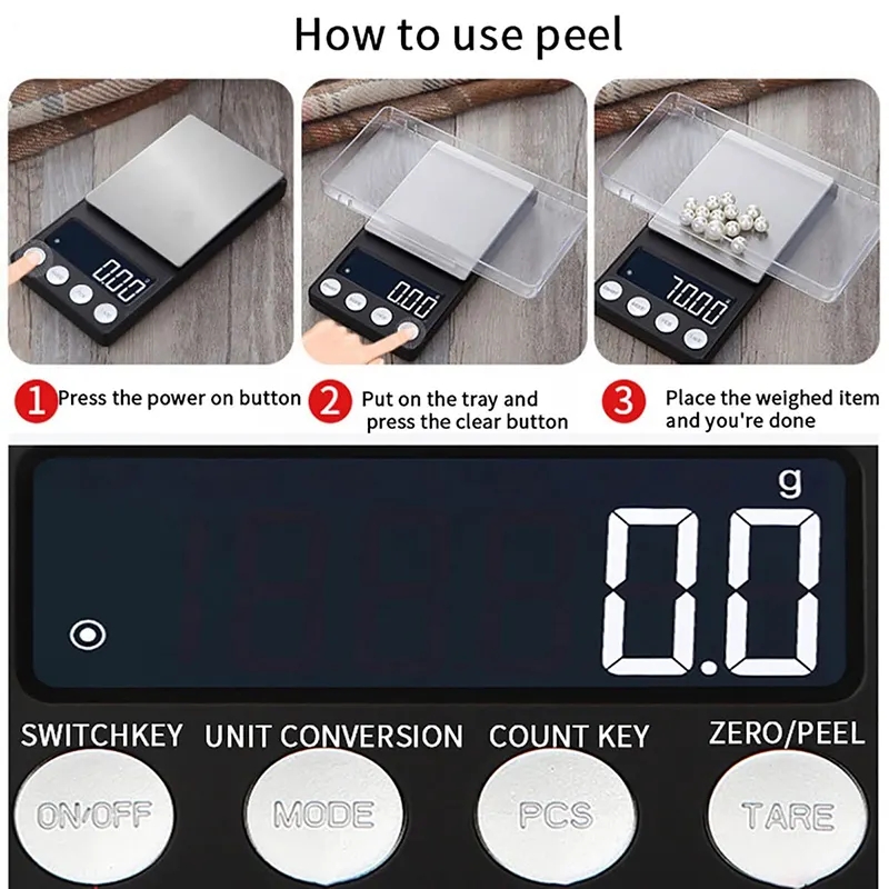 Precyzyjna mini waga 0,01g/0,1 – Kitchen Gadgets Gold recenzja i cena