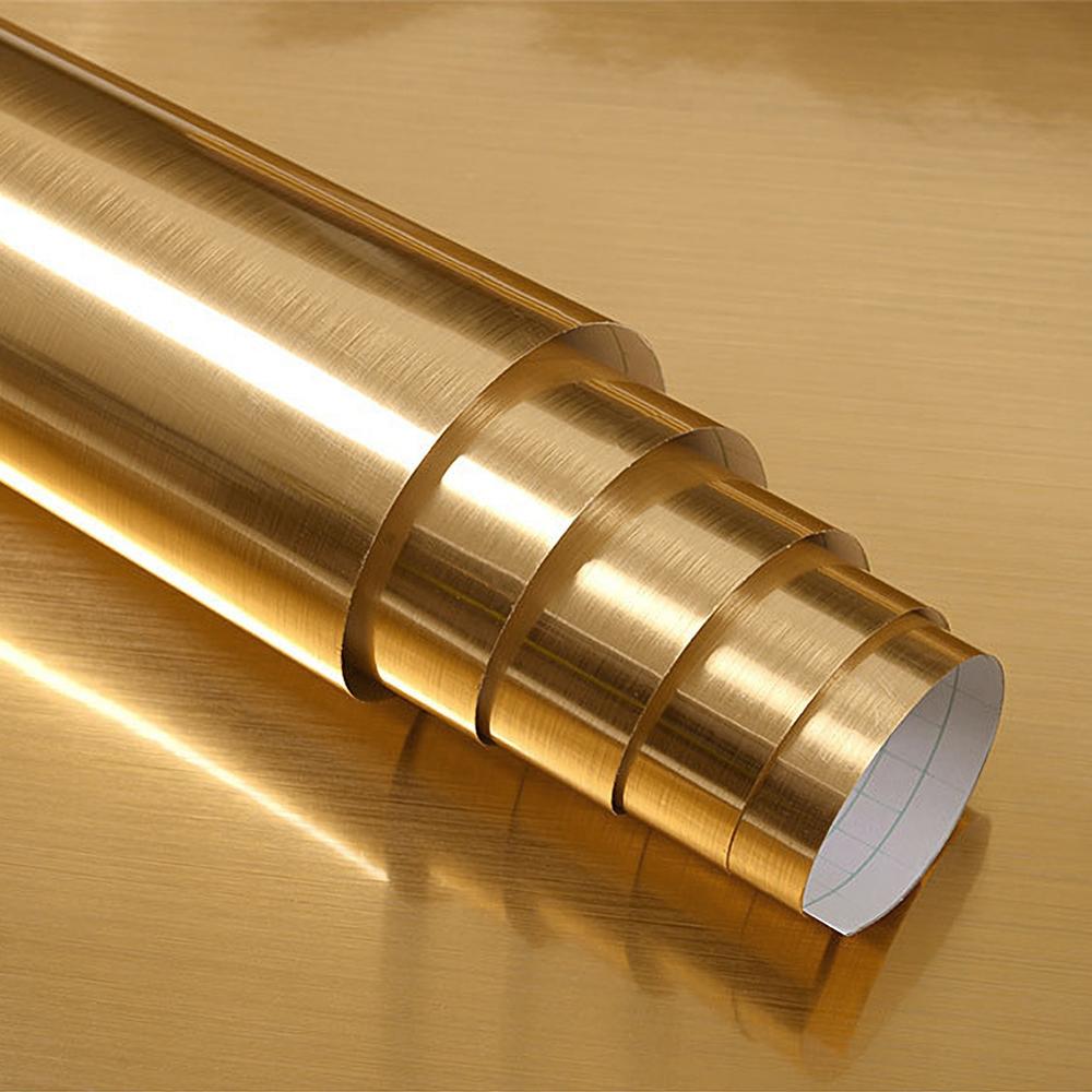 Folia dekoracyjna z PVC, metal – Kitchen Gadgets Gold recenzja i cena