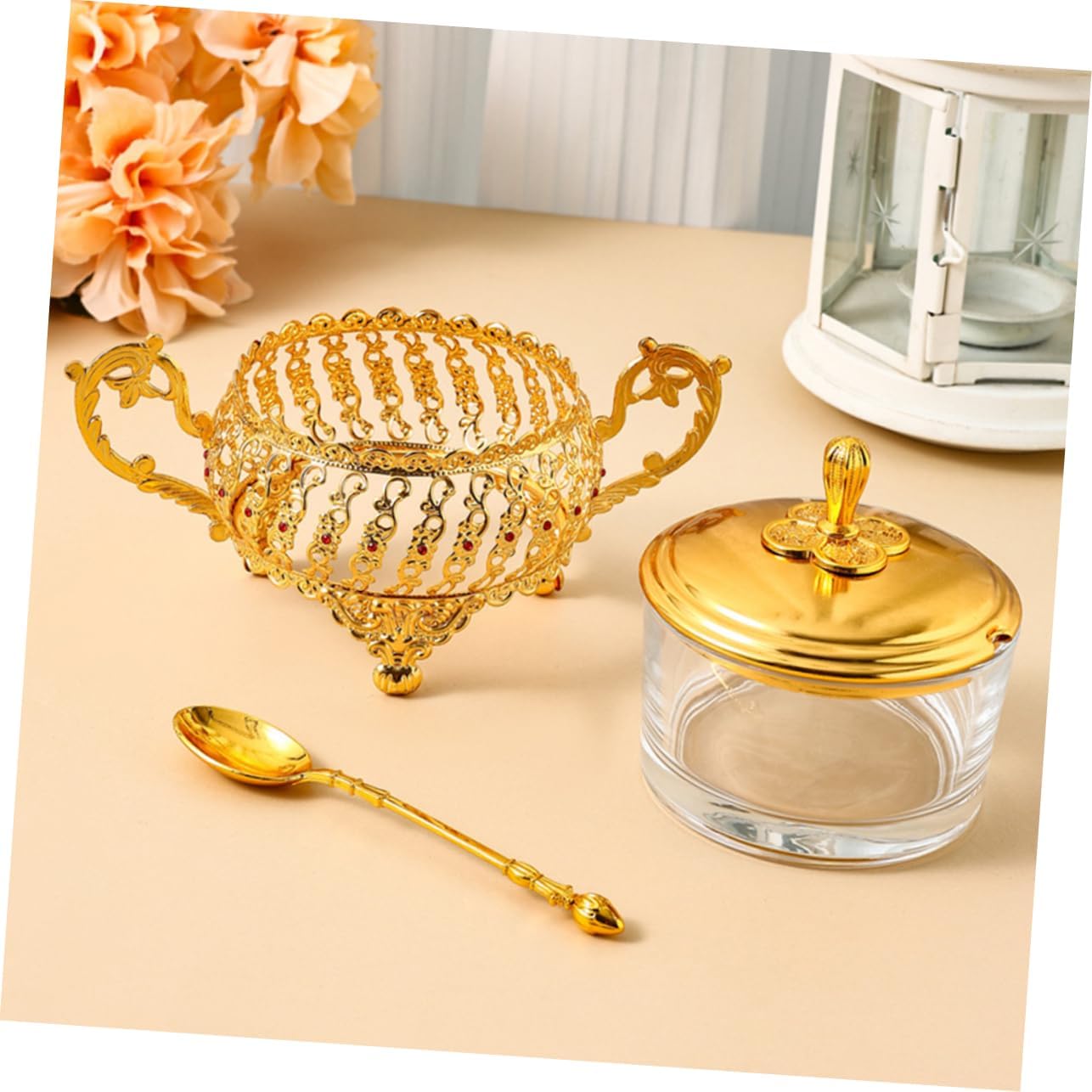 Cukiernica z pokrywką i łyżką  – Kitchen Gadgets Gold recenzja i cena