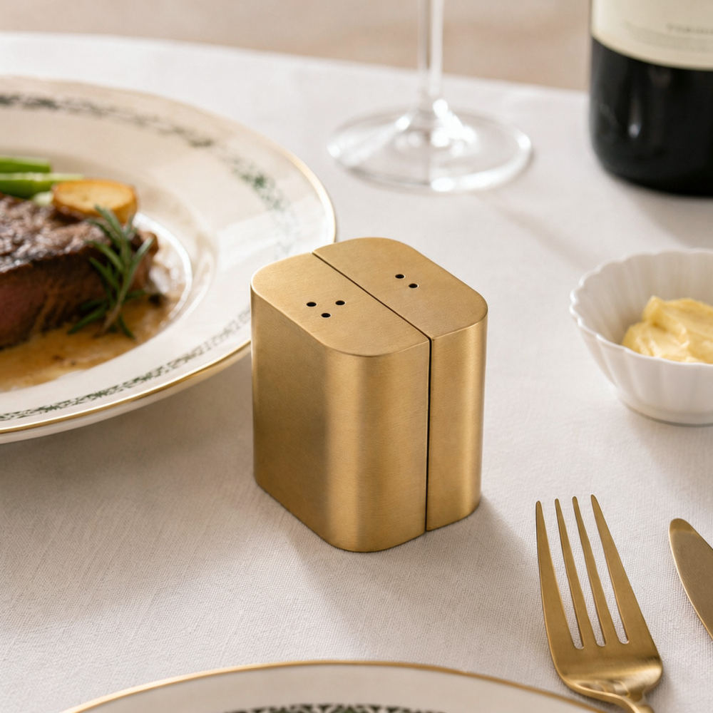 Złoty pojemnik na przyprawy ze – Kitchen Gadgets Gold recenzja i cena